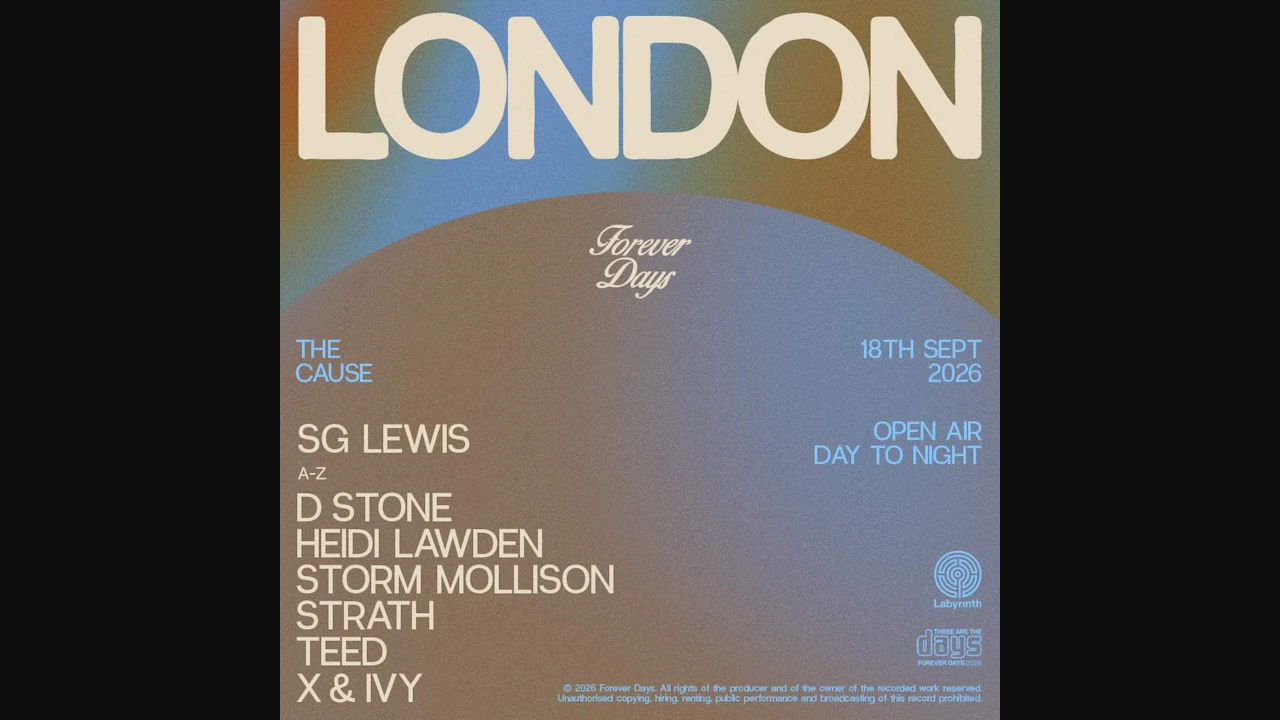 SG Lewis presents Forever Days