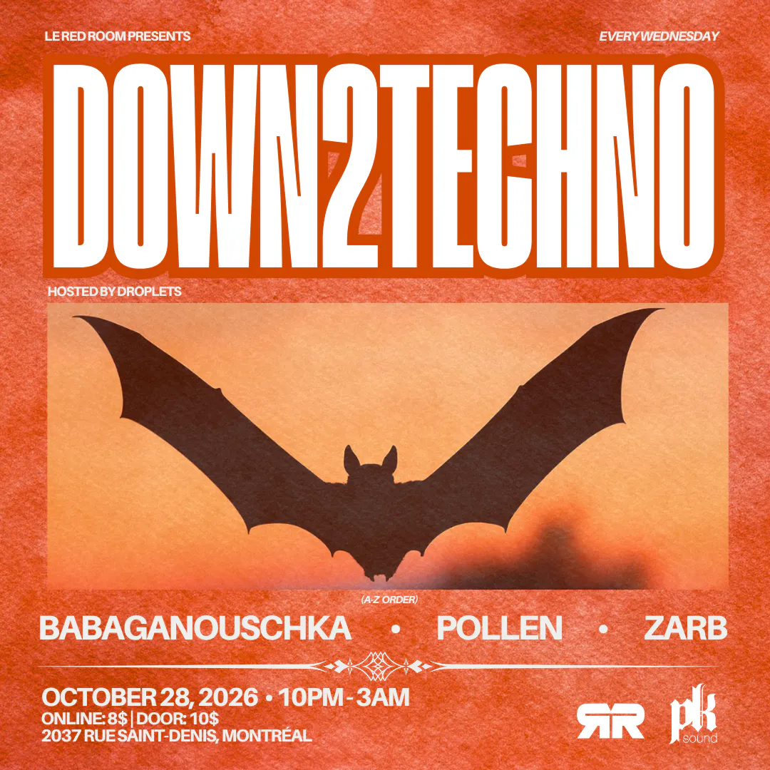 DOWN2TECHNO: Every Wednesday