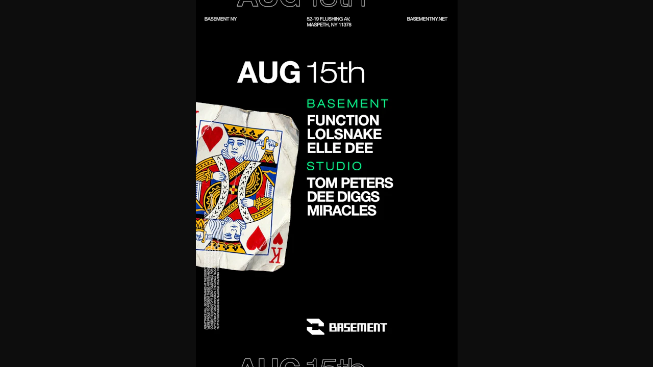 Function / LOLSNAKE / Elle Dee / Tom Peters / Dee Diggs / Miracles