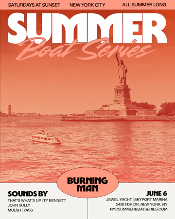 NY Boat Party / Booze Cruise