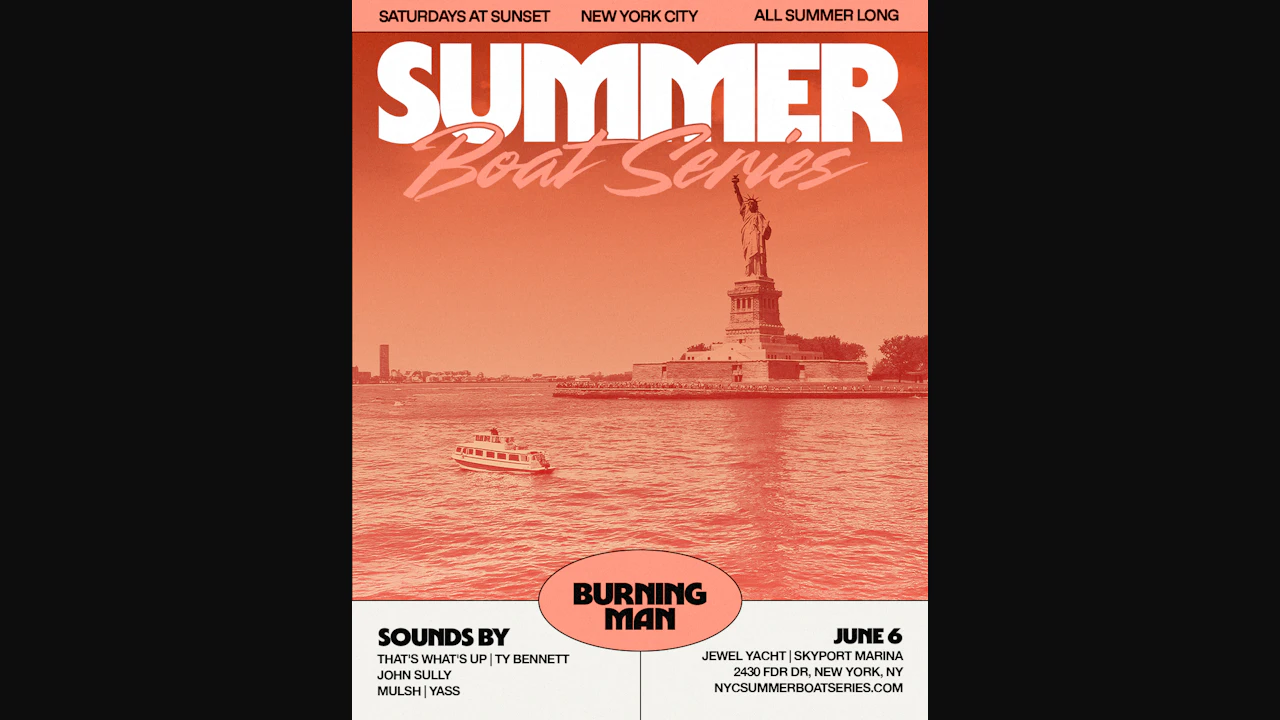 NYC Summer Boat Series