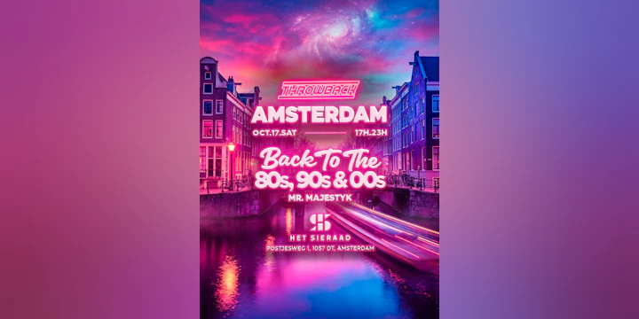 Throwback - Back to 80s, 90s & 00s - Amsterdam