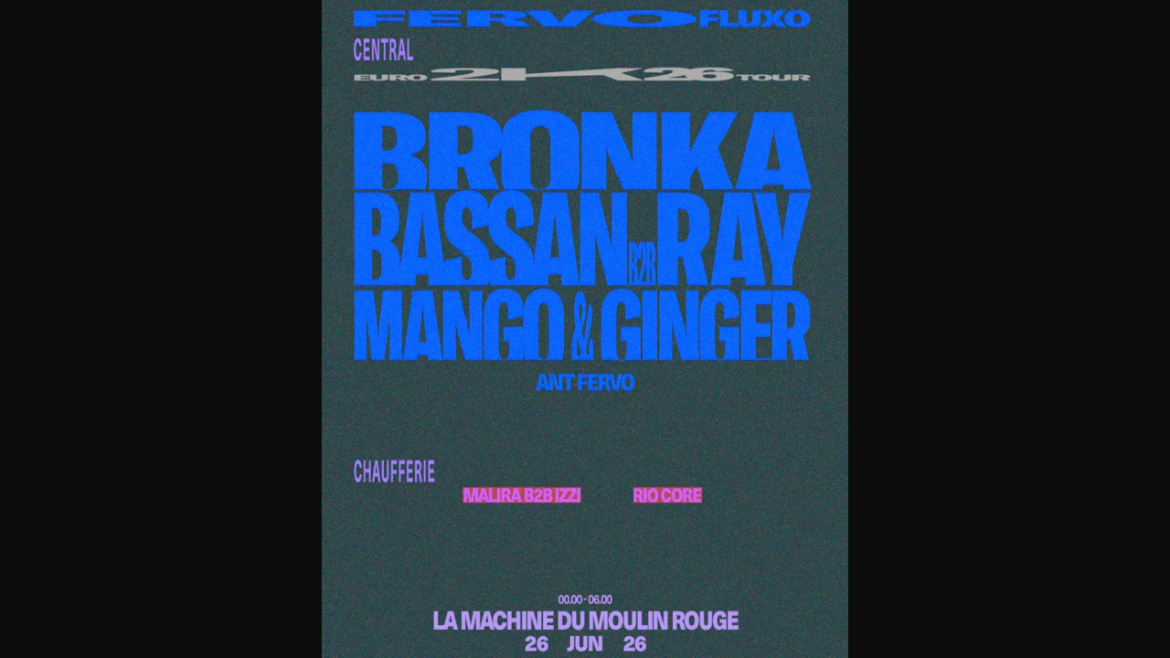 Fervo Fluxo: Bronka, DJ Ray B2B Bassan, Mango & Ginger