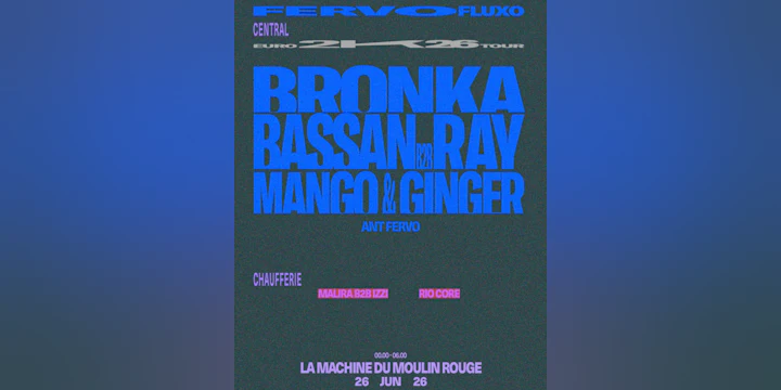 Fervo Fluxo: Bronka, DJ Ray B2B Bassan, Mango & Ginger