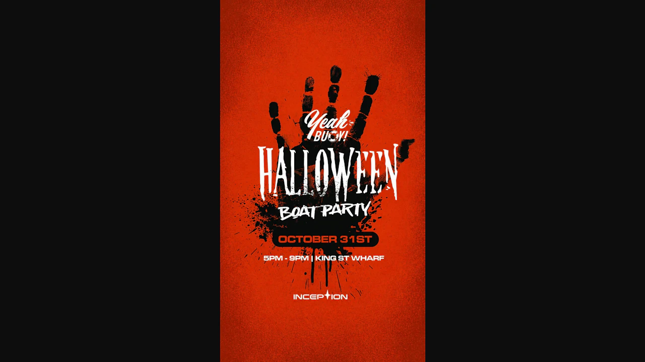 Yeah Buoy - Halloween Boat Party