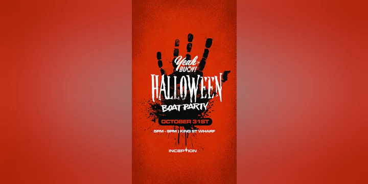 Yeah Buoy - Halloween Boat Party