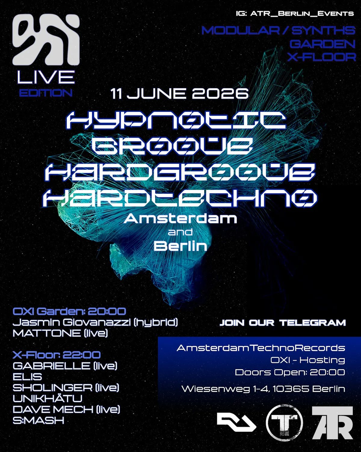 [Open: 20:00h] Oxi Live: Modular / Synths - Amsterdam And Berlin