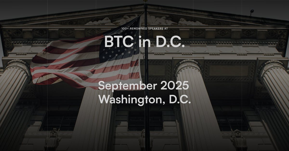 BTC in D.C 2025 - Day 1