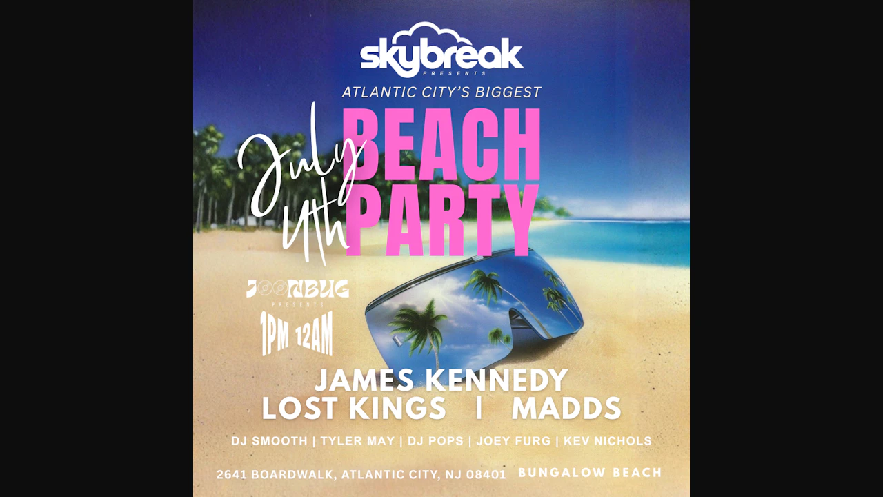 July 4th's Biggest Atlantic City Beach Party