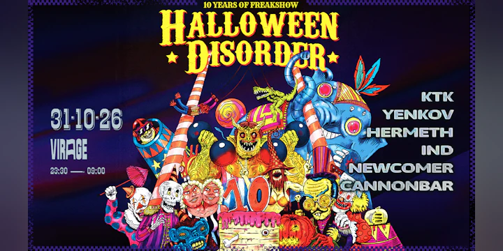 Disorder Halloween: Ktk, Yenkov, Hermeth, Ind, Cannonbar