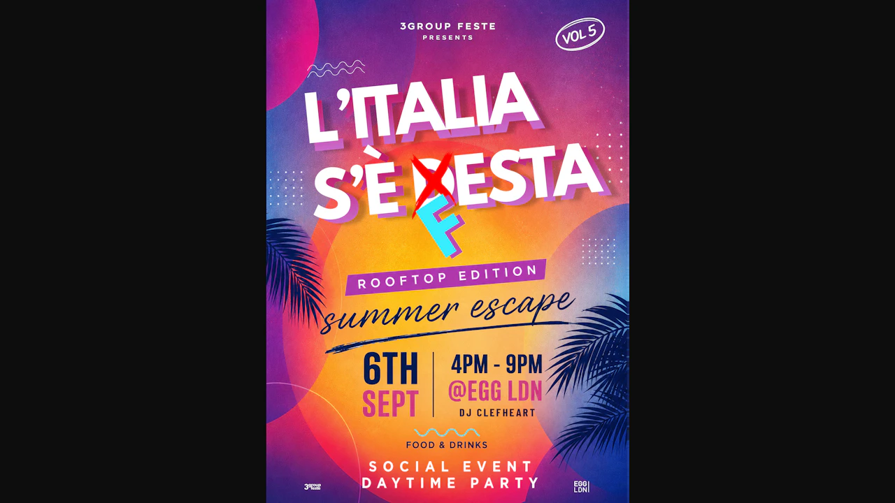 L'Italia S'È Festa - Summer Escape Rooftop Edition Vol. 5