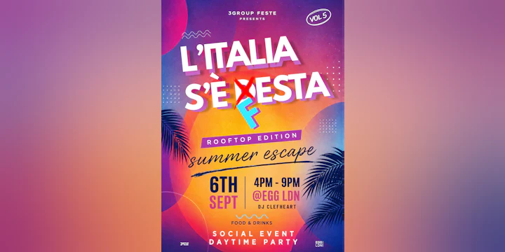 L'Italia S'È Festa - Summer Escape Rooftop Edition Vol. 5