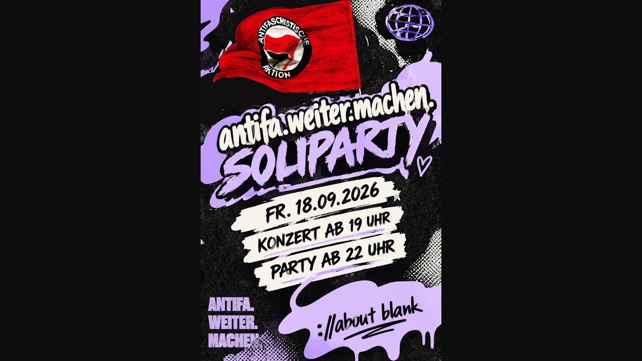 Antifa.Weiter.Machen. Soliparty