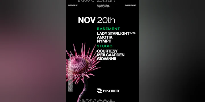 Lady Starlight live / Amotik / Nymph / Courtesy / Meilgaarden / Giovannii