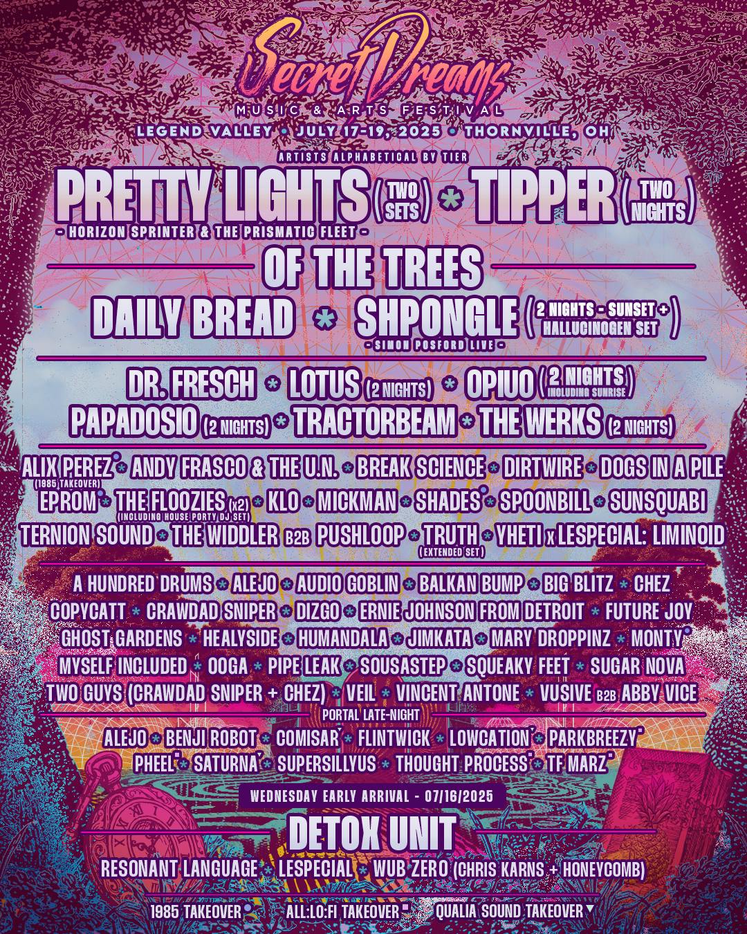 Secret Dreams Music & Arts Festival 2025 - Day 1