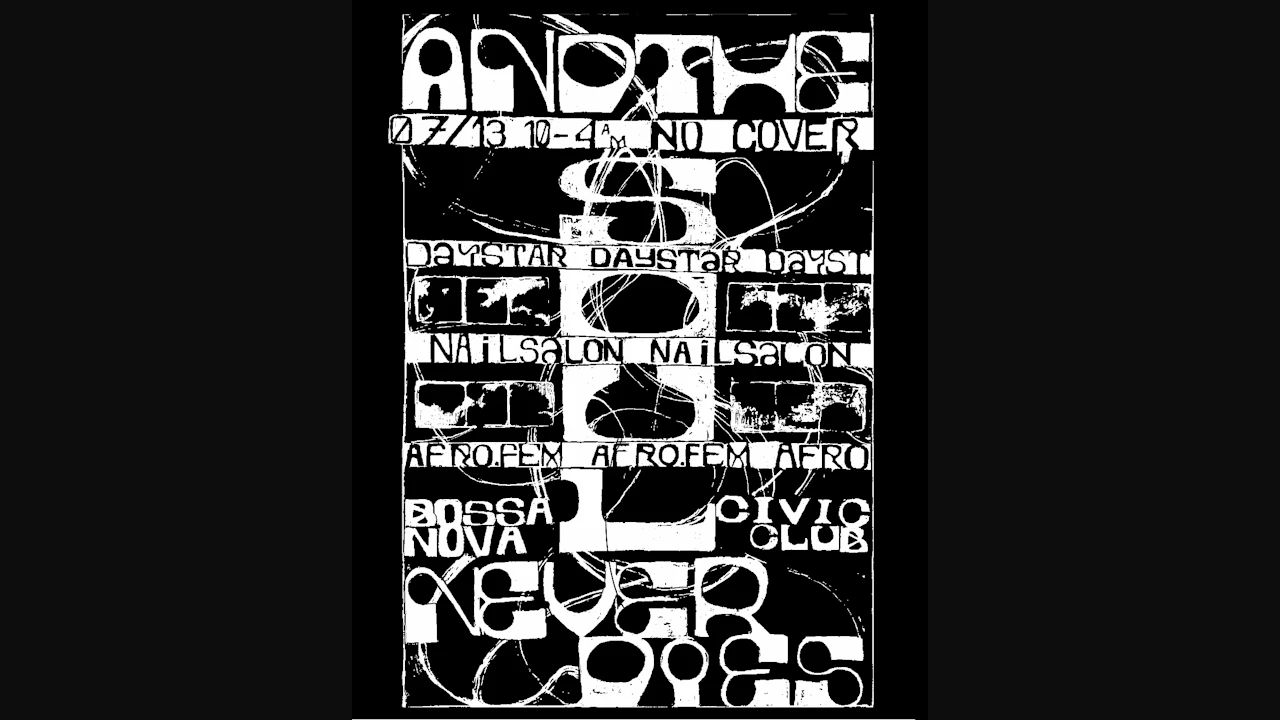 And the Soul Never Dies: afro.fem, Nail Salon, Daystar