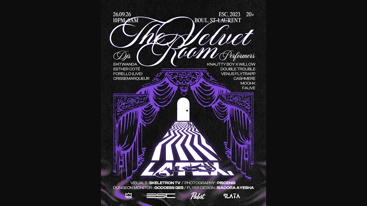 Latex. // the Velvet Room // Montreal
