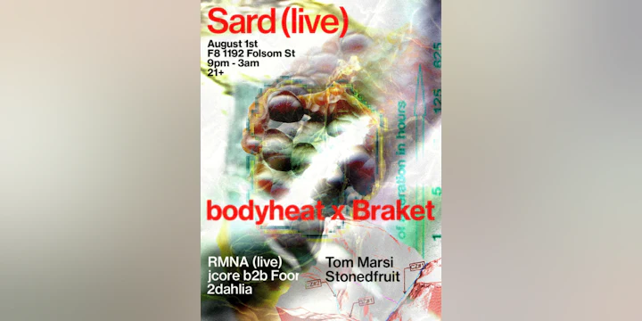 bodyheat x Braket: Sard (live) & Friends