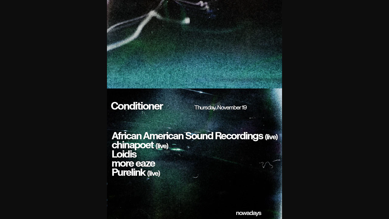 OST & Conditioner: African American Sound Recordings, chinapoet, Loidis, more eaze, Purelink