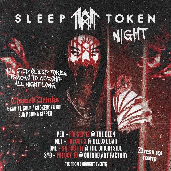 Sleep Token Night Sydney