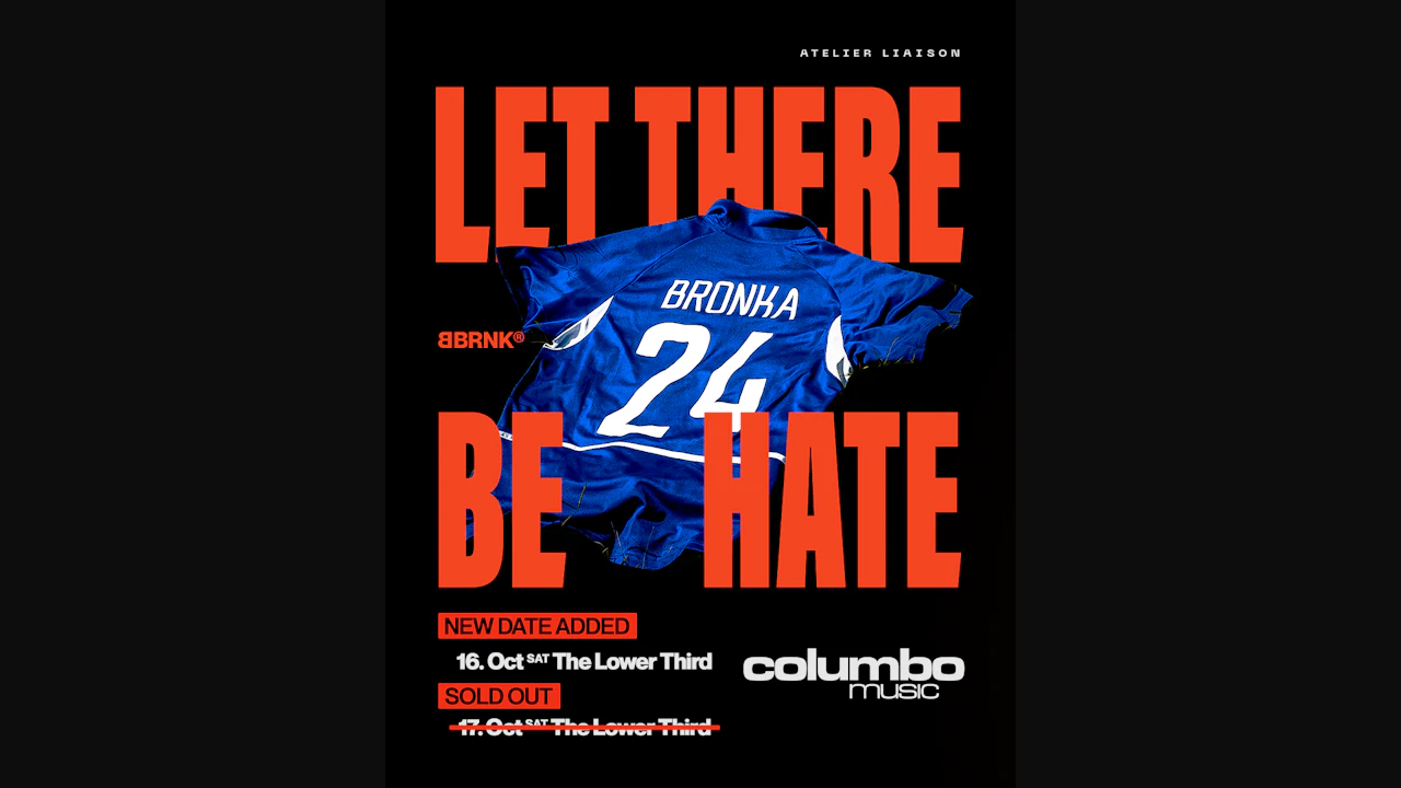 Bronka Hates London - New Date Added