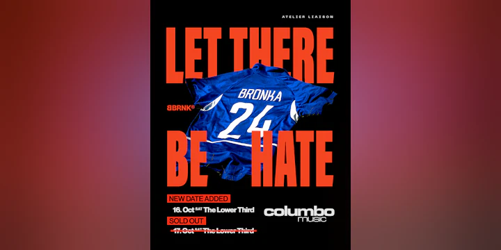 Bronka Hates London - New Date Added