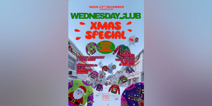Wednesday Club: Xmas Special (Crappy Xmas Jumper Theme)