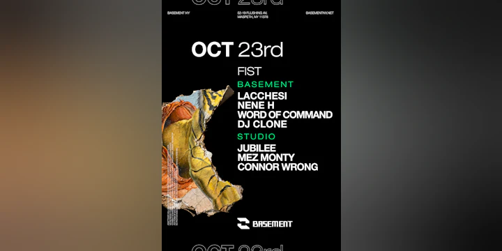 FIST: Lacchesi / Nene H / Word of Command / DJ Clone / Jubilee / Mez Monty / Connor Wrong