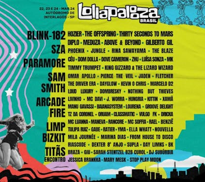 Day 3 at Lollapalooza Brasil - Sunday, Mar 24 2024