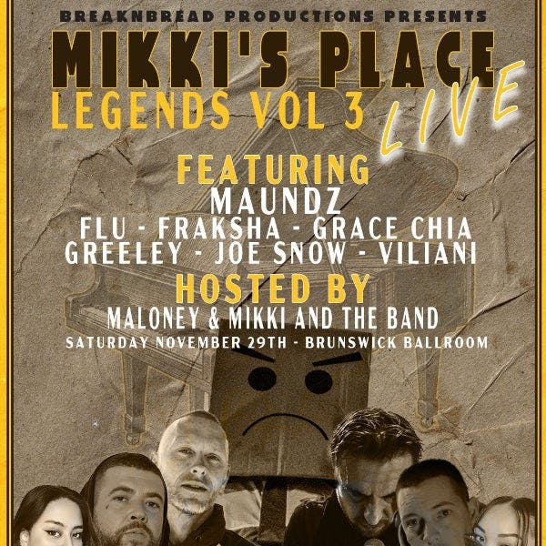 Mikki’s Place: Legends Vol 3 Live