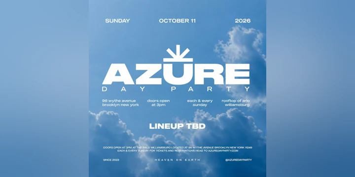 Azure Day Party October 11th