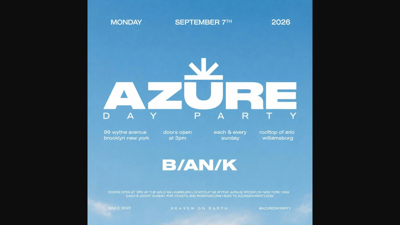 Azure Day Party September 7th