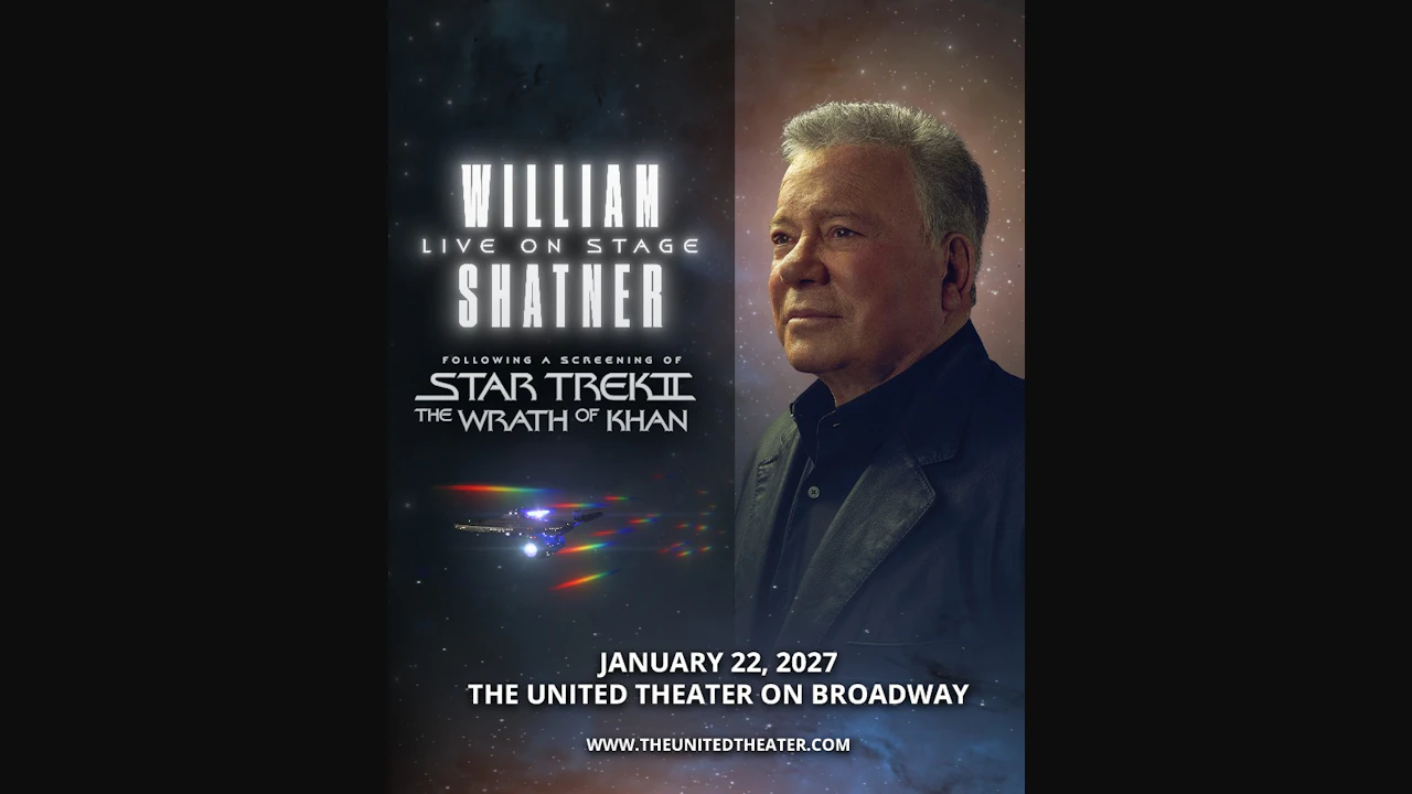William Shatner Live On Stage with Star Trek II: The Wrath of Khan
