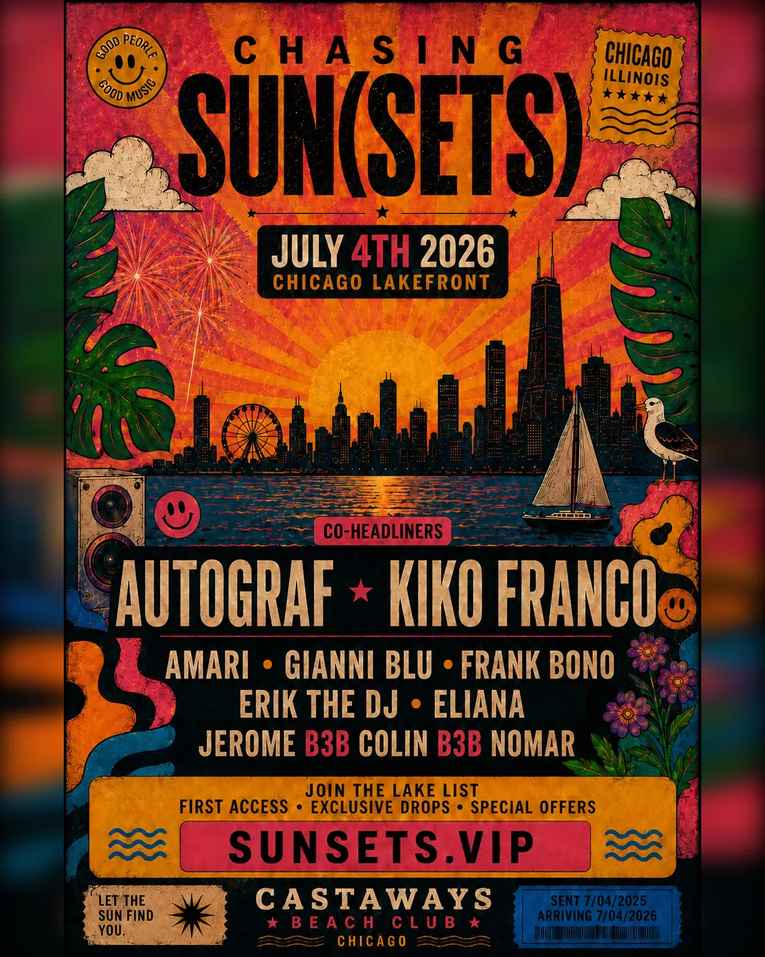 Chasing Sun(Sets) I Autograf x Kiko Franco (DEBUT) and Friends July 4 ...