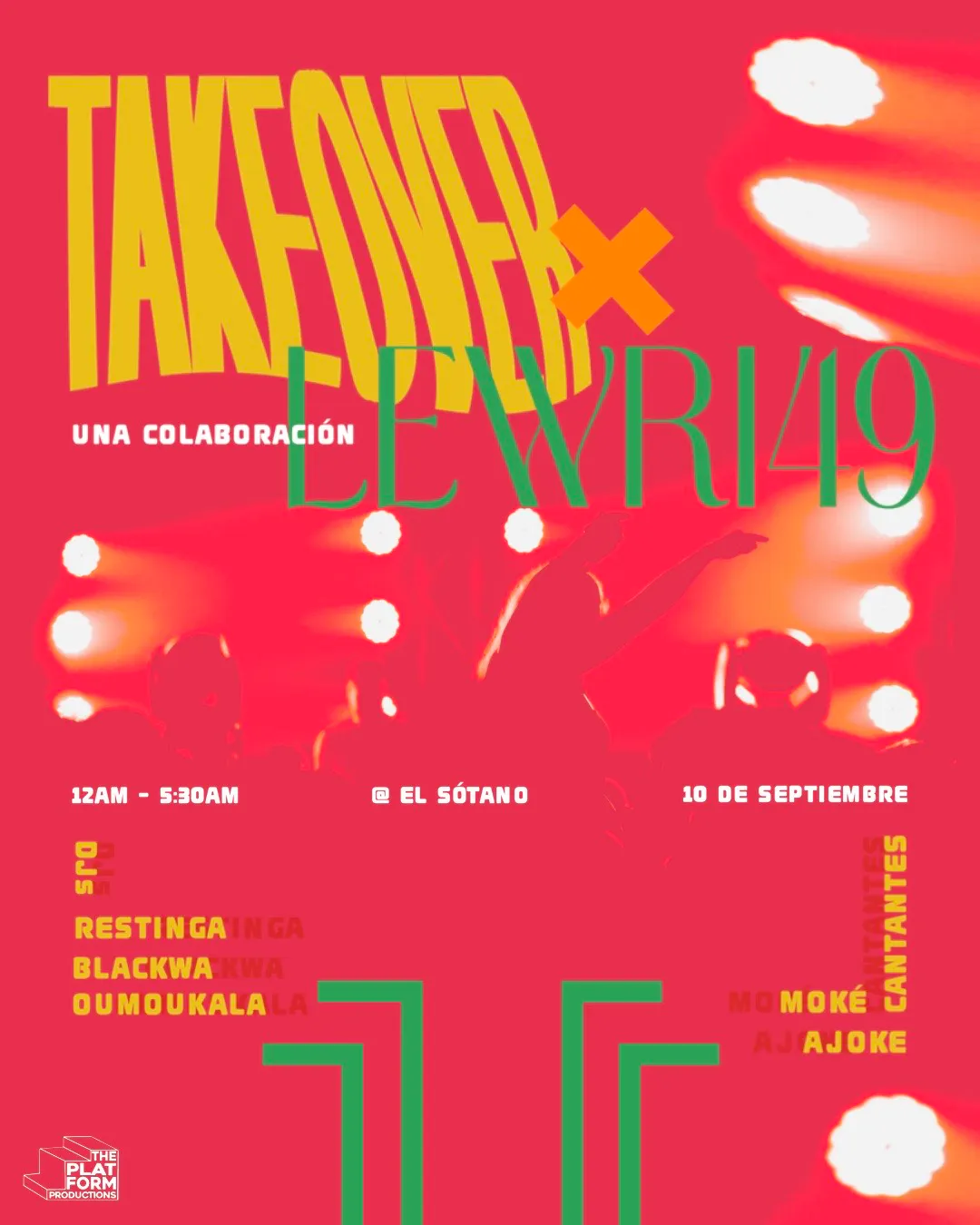 THE PLATFORM PRODUCTIONS X LEWRI: Restinga, Blackwa, Oumoukala, Mojé, Ajoke