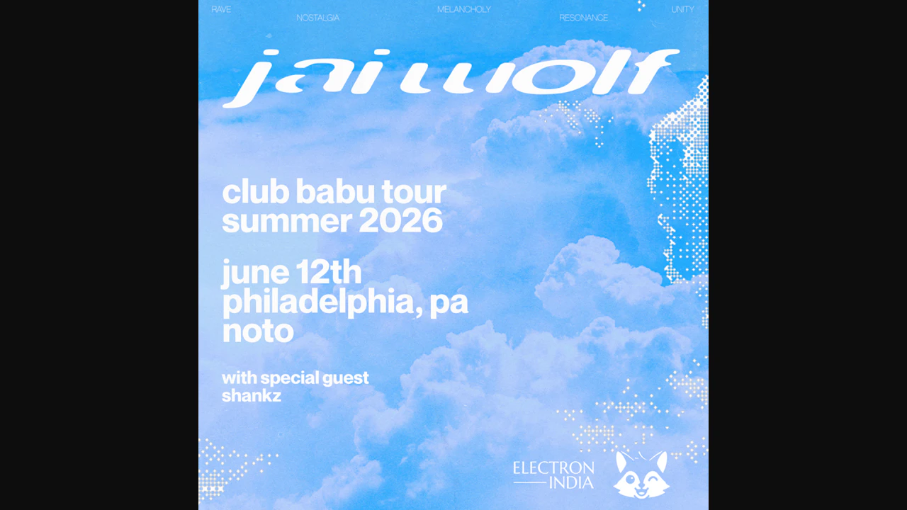 Jai Wolf: Club Babu Tour