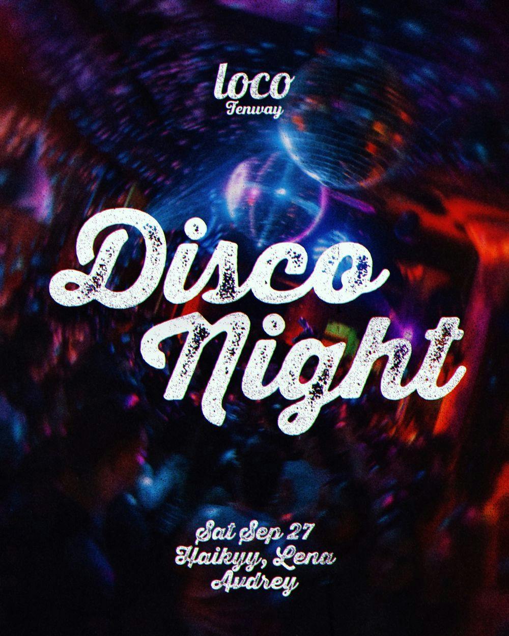 Disco Night | Saturday