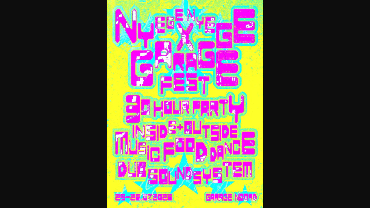 Nyege Nyege X Garage Fest 2026 - Weekender