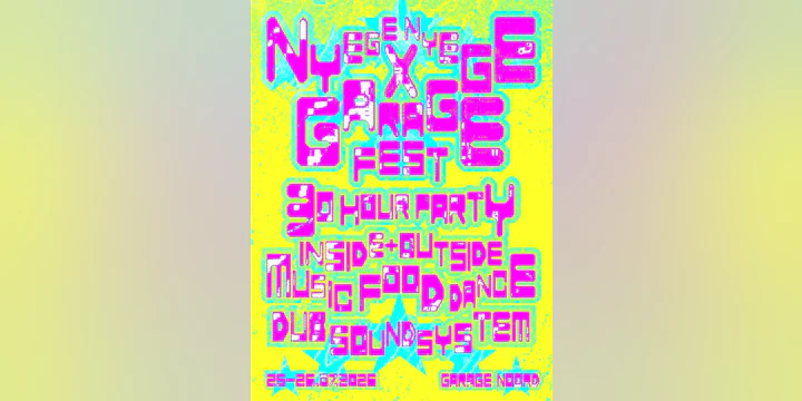 Nyege Nyege X Garage Fest 2026 - Weekender