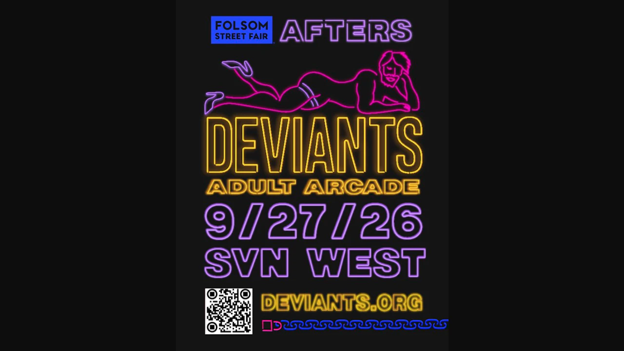 Deviants Adult Arcade: the Folsom Street Fair Afterparty