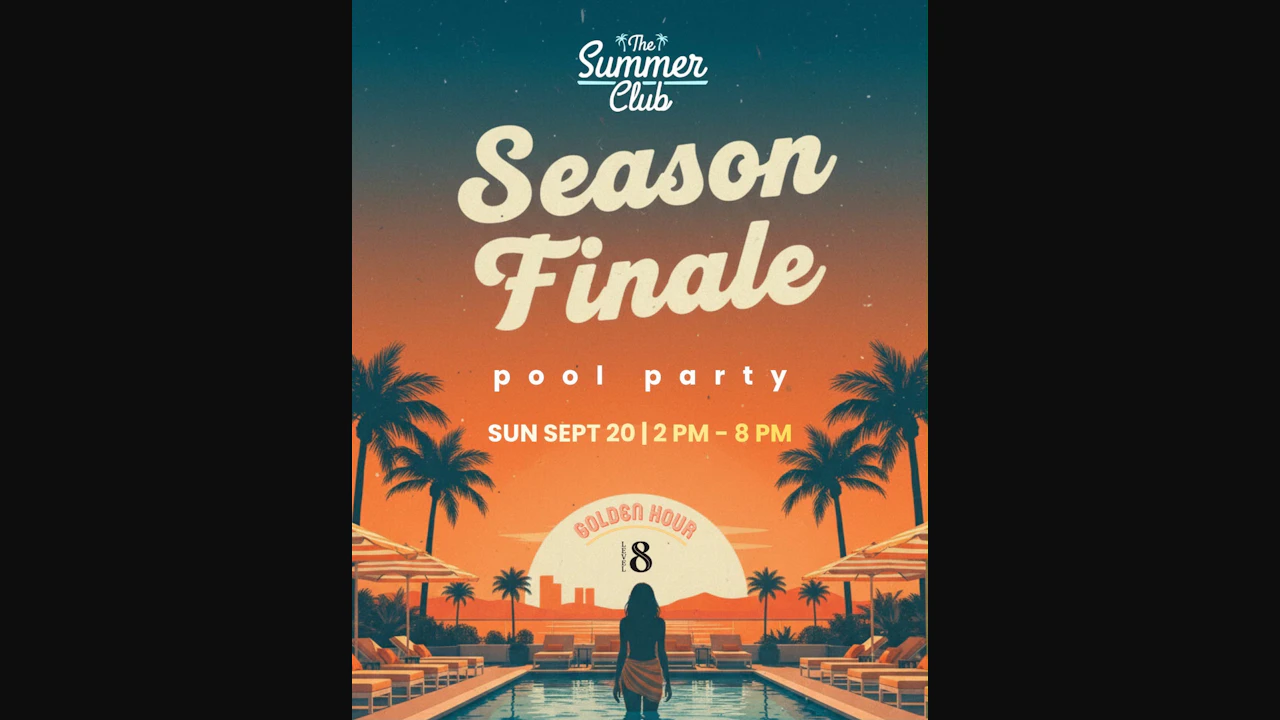 Summer Club LA: Season Finale Pool Party