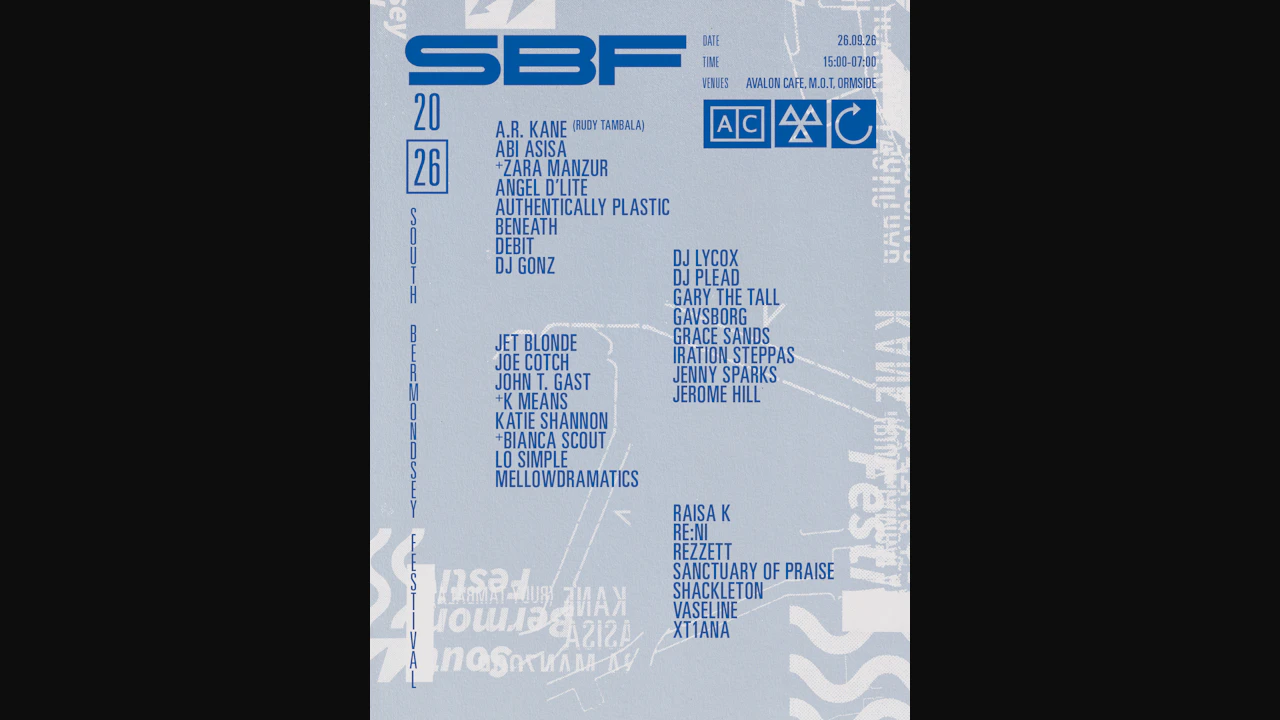 ✹ Sbf'26 ✹ Avalon, M.o.t & Ormside ✹