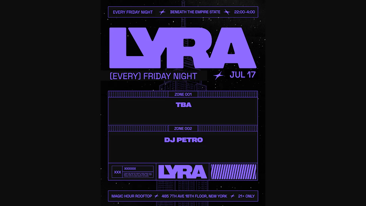 Lyra Rooftop Party 07.17.26