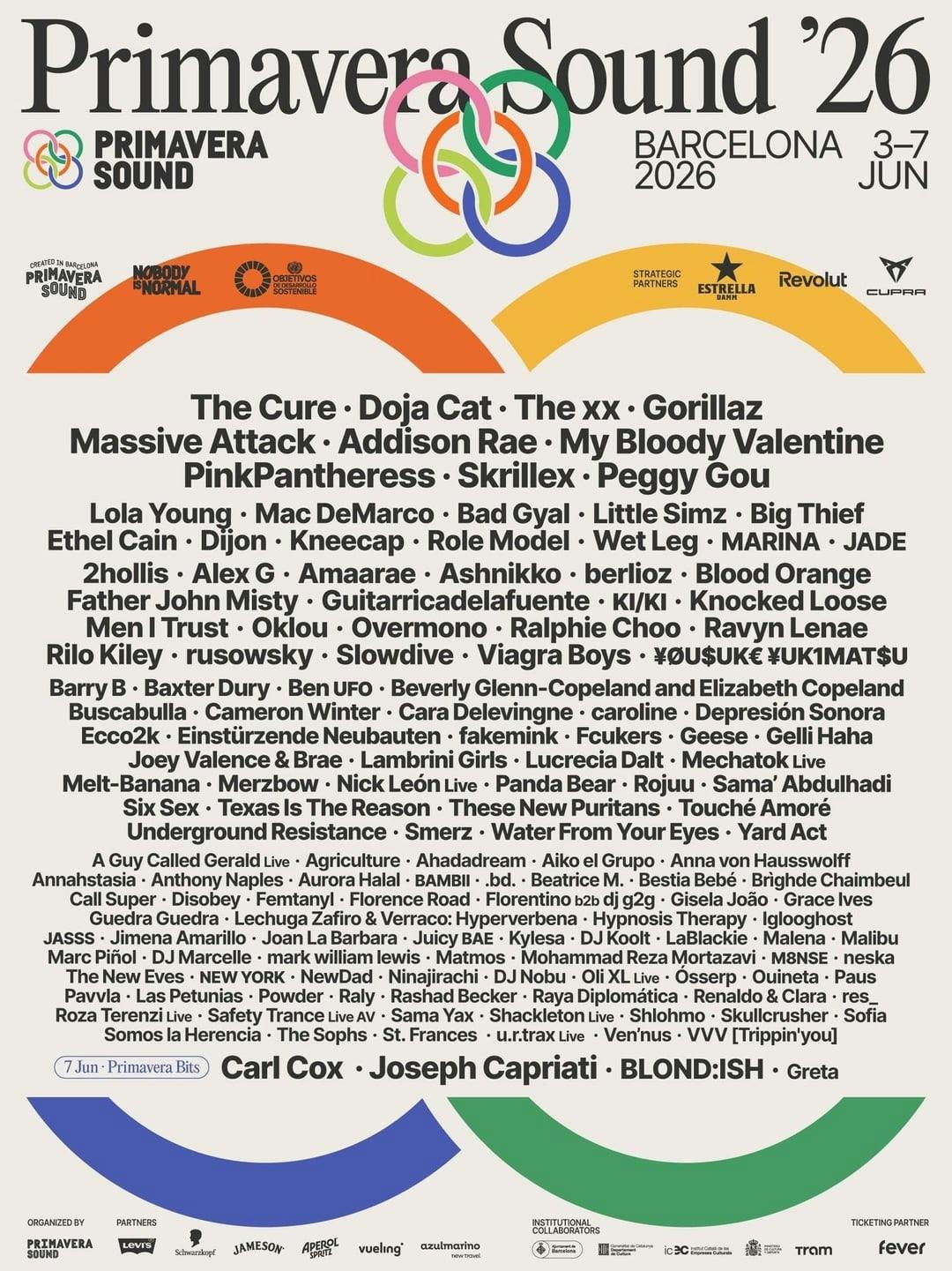 Primavera Sound Barcelona 2026 - Day 1