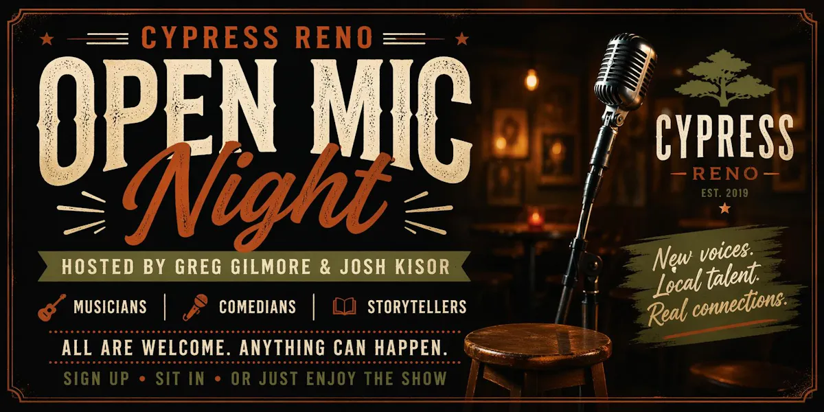 Open Mic Night - Wednesday's - Hosted by Greg Gilmore & Josh Kisor
