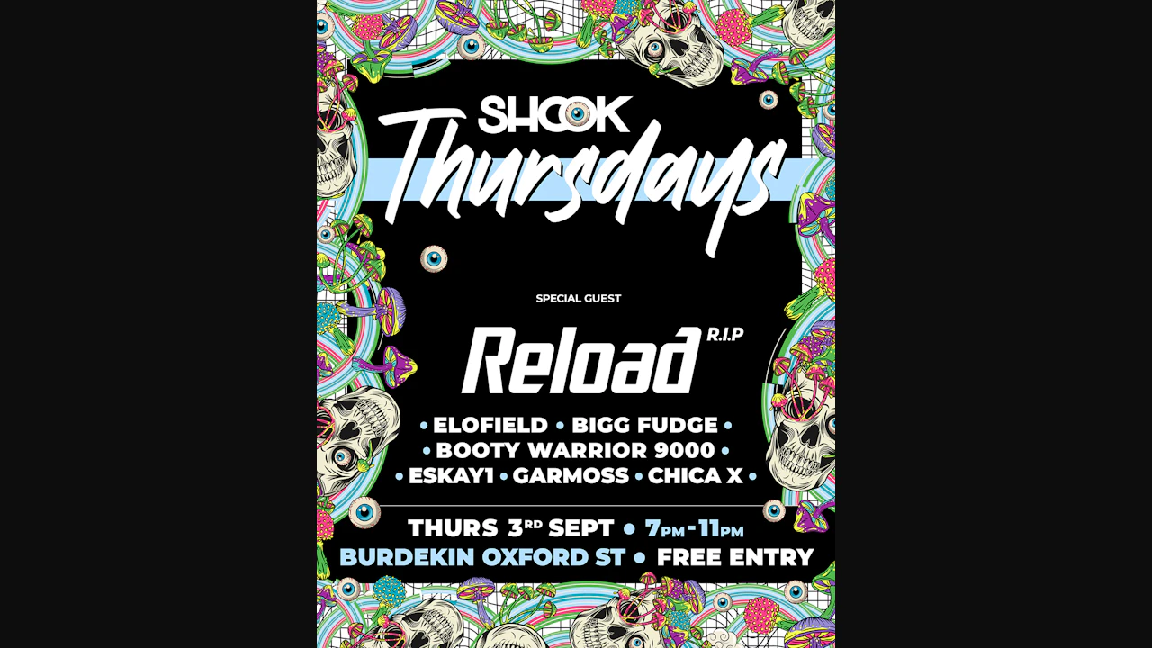 SHOOK THURSDAYS Drum & Bass + Dubstep ft.RELOAD