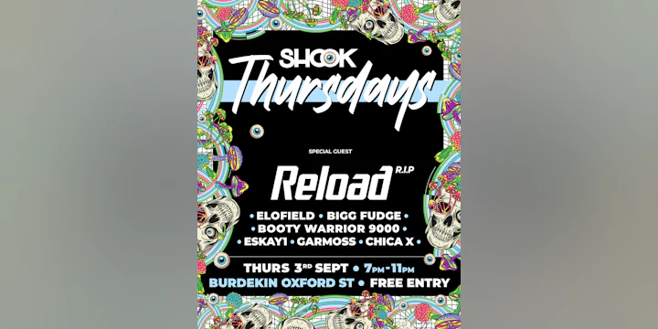 SHOOK THURSDAYS Drum & Bass + Dubstep ft.RELOAD