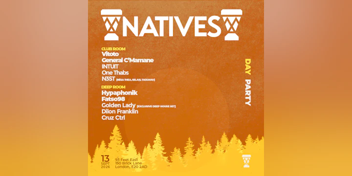 NATIVES: Summer Closing Day Party with Vitoto, General C'Mamane, Hypaphonik & FATSO98