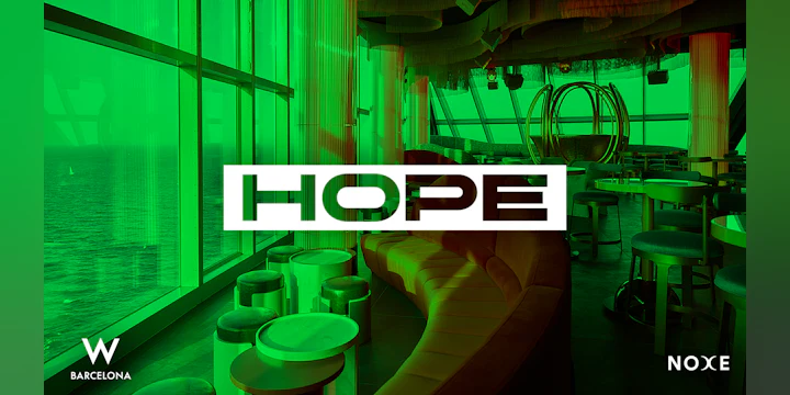 HOPE at Noxe (26th floor W Barcelona)