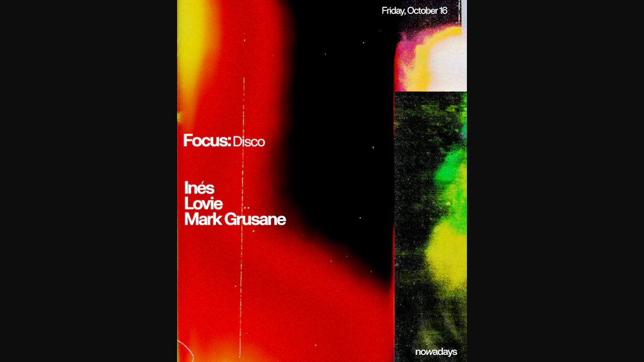 Focus: Disco with Inés, Lovie & Mark Grusane